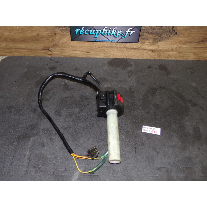 Commodo droit poignée tirage - Suzuki GSX-R 750 (1988–1989) & GSX-R 1100