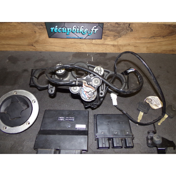 Neiman complet Kawasaki 750 Z 2009 bouchon réservoir serrure clé tés fourche supérieur bloc CDI allumage